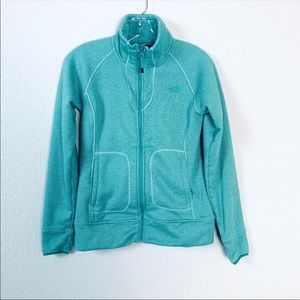 North Face turquoise sweater - EUC - XS